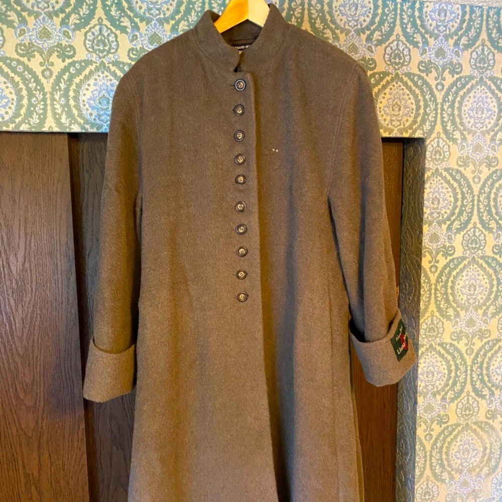 Benard Holtzman Russian Llama/Wool Great Coat.
